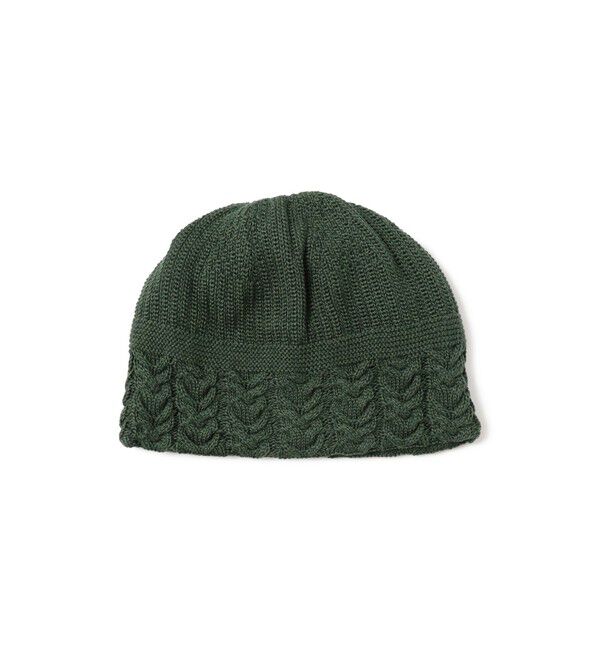 BEAMS「ユニーク ニット ハット」|キャップ・キャスケット|GREEN