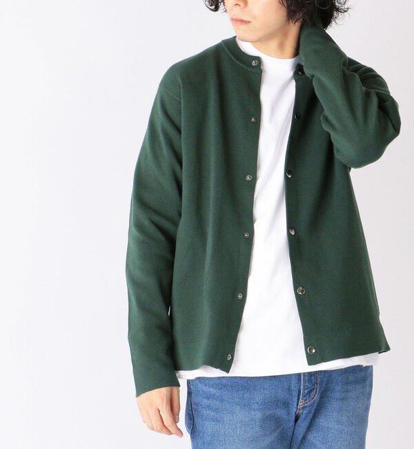 SHIPS any「SHIPS any: 〈手洗い可能〉 ミラノリブ クルーネック カーディガン 24SS◇」|カーディガン|