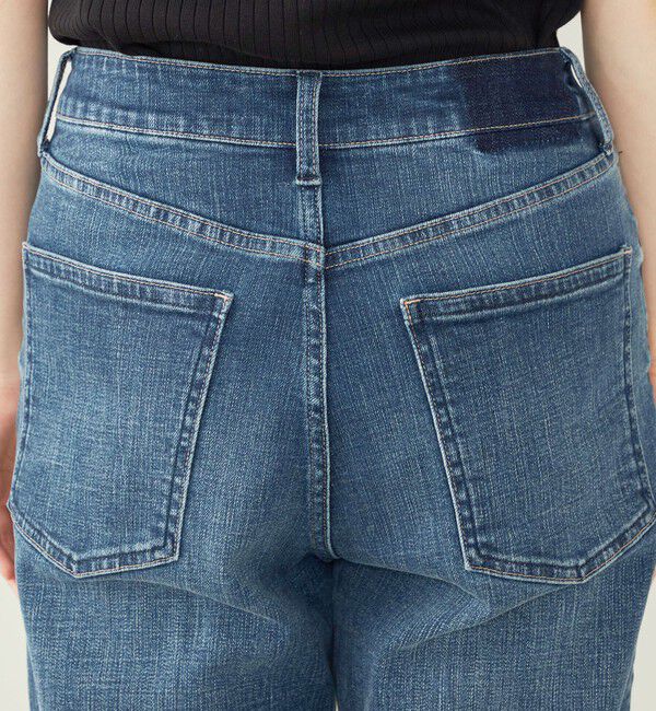 quaranciel「quaranciel:〈洗濯機可能〉ハンサム テーパード デニム パンツ」|デニム|