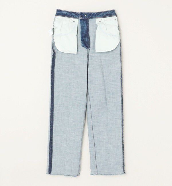 quaranciel「quaranciel:〈洗濯機可能〉ハンサム テーパード デニム パンツ」|デニム|