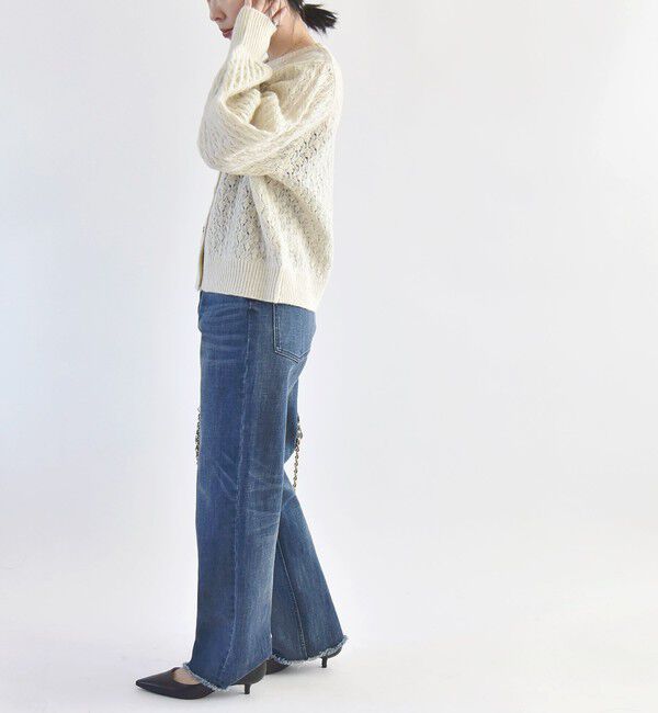 quaranciel「quaranciel:〈洗濯機可能〉ハンサム テーパード デニム パンツ」|デニム|