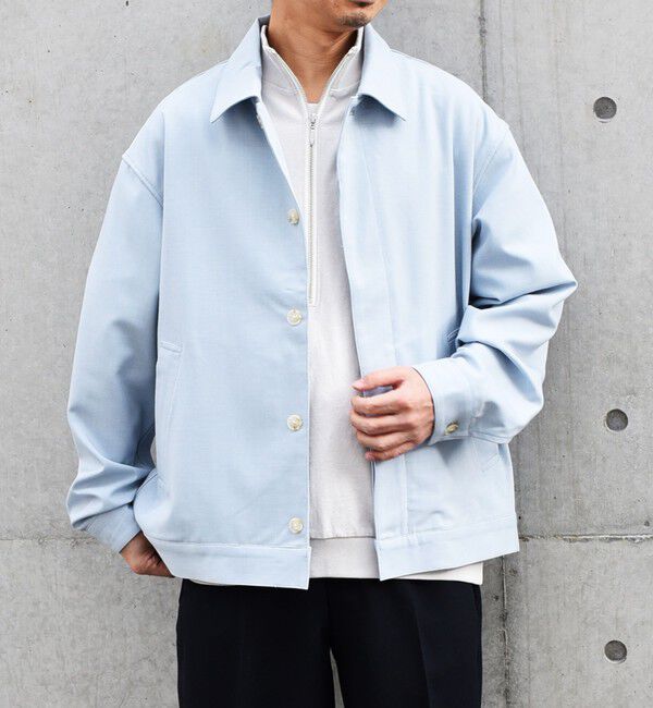 SHIPS any「SHIPS any: 〈手洗い可能〉 ショート ブルゾン 24FW◇」|ブルゾン・スタジャン|