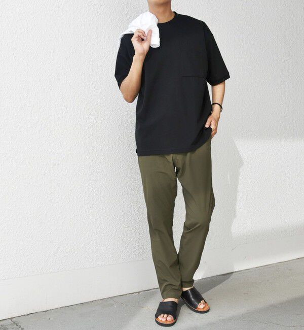 SHIPS any「SHIPS any:〈洗濯機可能/撥水〉4WAYストレッチ スリム テーパード テック チノ パンツ◆」|チノ|