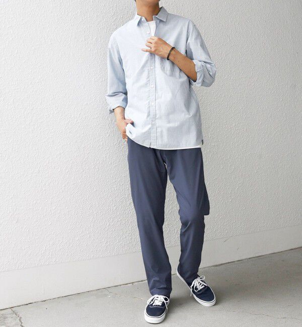 SHIPS any「SHIPS any:〈洗濯機可能/撥水〉4WAYストレッチ スリム テーパード テック チノ パンツ◆」|チノ|