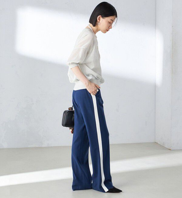 SHIPS for women「【SHIPS別注】onit:ライン イージー パンツ」|その他|