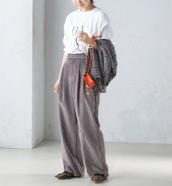 SHIPS for women「〈洗濯機可能〉コーデュロイ 2タック パンツ」|その他|