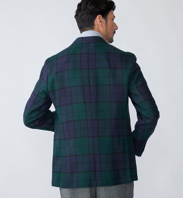 SHIPS「【 SHIPS別注】Errico Formicola: ウール ブラックウォッチ ジャケット」|テーラードジャケット|