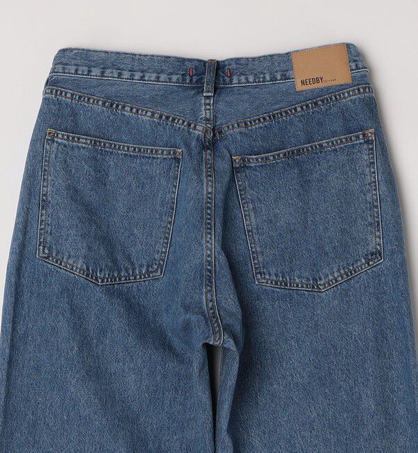 SHIPS any「NEEDBY: DANIEL ワイド テーパード デニム パンツ」|デニム|