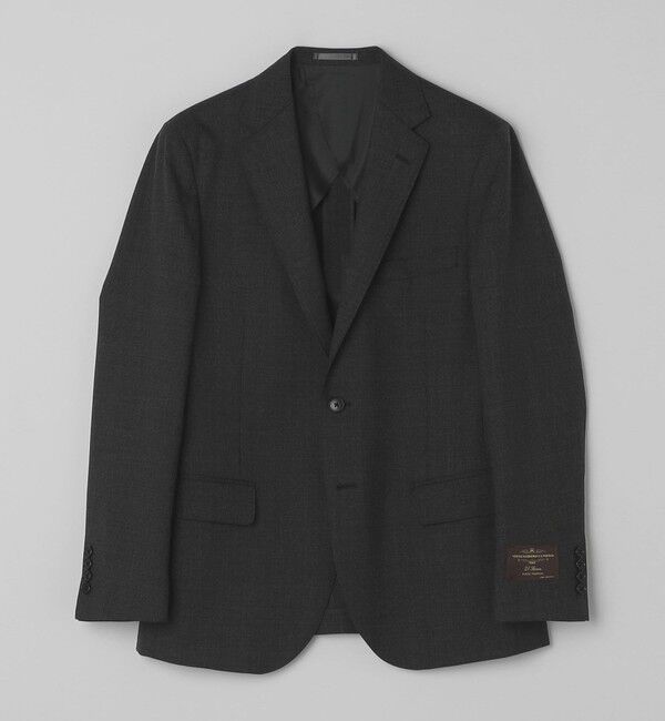 SHIPS Colors 「SHIPS Colors:CANONICO  スーツ ジャケット ソリッド(セットアップ対応可能)」|テーラードジャケット|ダークグレー
