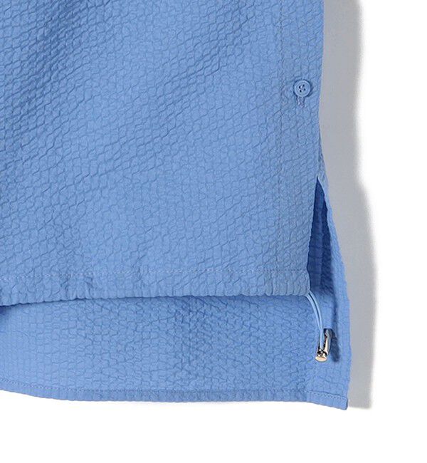 SHIPS for women「《一部追加予約》〈手洗い可能〉サッカー 裾 ドロスト ドルマン ブラウス」|シャツ・ブラウス|