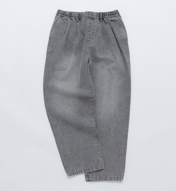 SHIPS Colors 「SHIPS Colors:〈洗濯機可能〉デニム ワイド テーパード トラウザーズ◇」|デニム|