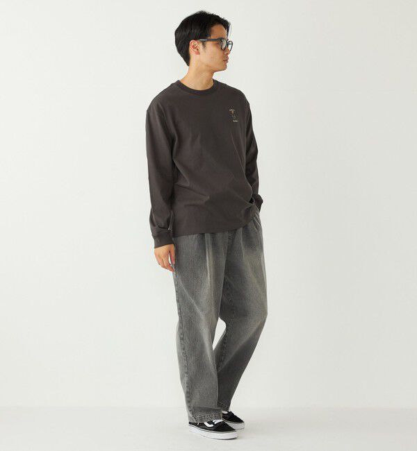 SHIPS Colors 「SHIPS Colors:〈洗濯機可能〉デニム ワイド テーパード トラウザーズ◇」|デニム|