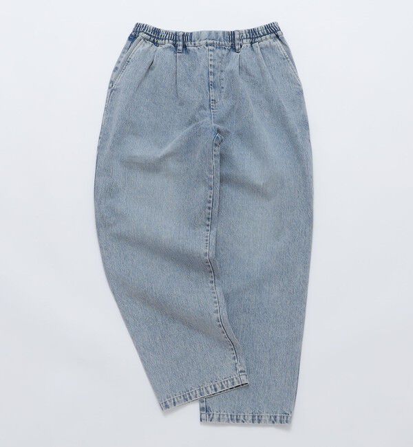 SHIPS Colors 「SHIPS Colors:〈洗濯機可能〉デニム ワイド テーパード トラウザーズ◇」|デニム|