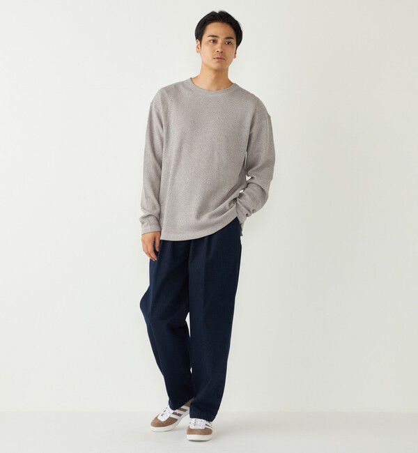 SHIPS Colors 「SHIPS Colors:〈洗濯機可能〉デニム ワイド テーパード トラウザーズ◇」|デニム|