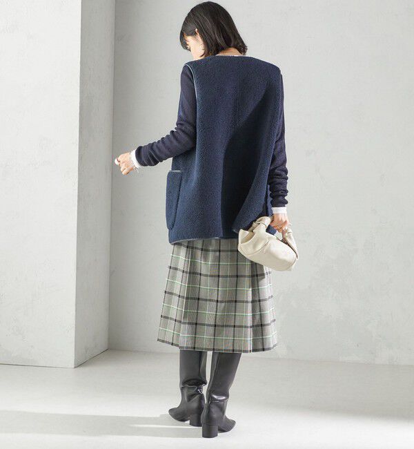 SHIPS for women「〈手洗い可能〉ラメ シアー リブ ニット プルオーバー」|ニット・セーター|