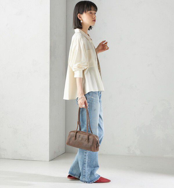 SHIPS for women「〈手洗い可能〉セルロース ツイル 羽織 シャツ」|シャツ・ブラウス|