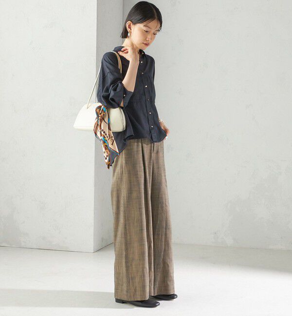 SHIPS for women「〈手洗い可能〉セルロース ツイル 羽織 シャツ」|シャツ・ブラウス|