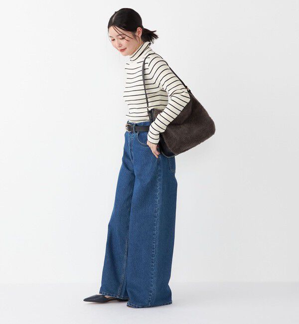 SHIPS Colors 「SHIPS Colors:〈洗濯機可能〉ワイド デニム◇」|デニム|