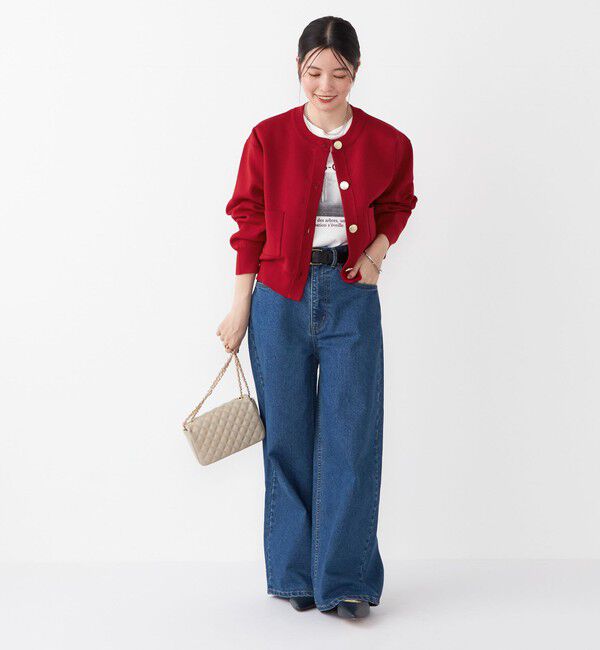 SHIPS Colors 「SHIPS Colors:〈洗濯機可能〉ワイド デニム◇」|デニム|