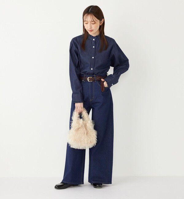 SHIPS Colors 「SHIPS Colors:〈洗濯機可能〉ワイド デニム◇」|デニム|