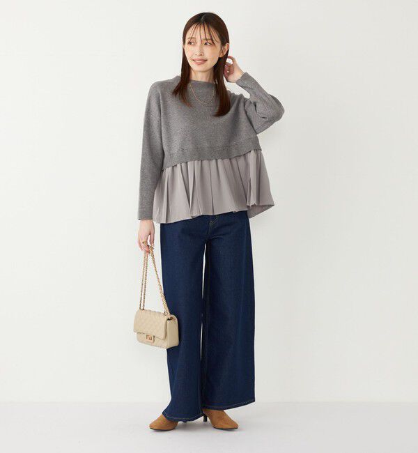 SHIPS Colors 「SHIPS Colors:〈洗濯機可能〉ワイド デニム◇」|デニム|