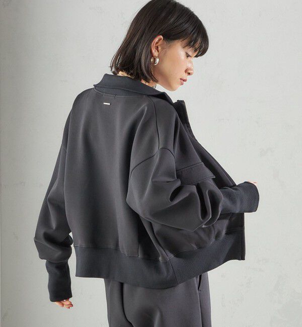 SHIPS for women「s.oyamadaコラボ:〈手洗い可能〉コットン エア ダンボール ブルゾン」|ブルゾン・スタジャン|