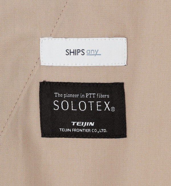 SHIPS any「SHIPS any:〈洗濯機可能〉SOLOTEX(R) タイプライター 2タック イージー パンツ◇」|チノ|