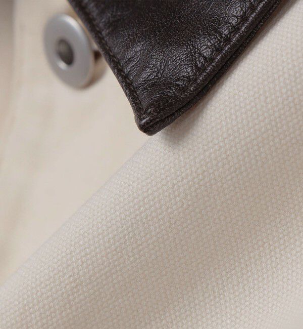 SHIPS「City Ambient Products: オーバーサイズ カバーオール ワーク ジャケット」|ブルゾン・スタジャン|