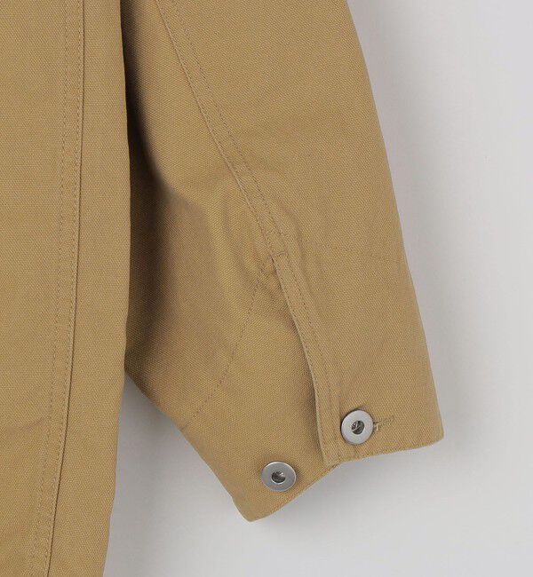 SHIPS「City Ambient Products: オーバーサイズ カバーオール ワーク ジャケット」|ブルゾン・スタジャン|