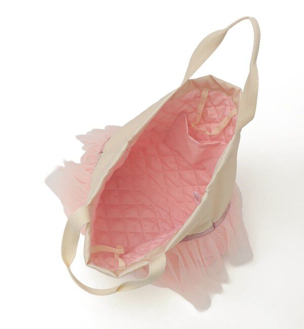 SHIPS Colors 「SHIPS Colors:〈洗濯機可能〉リボン ギャザー キルティング レッスン バッグ◇」|トートバッグ|