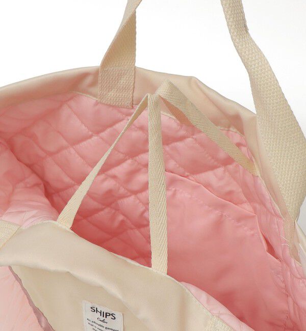 SHIPS Colors 「SHIPS Colors:〈洗濯機可能〉リボン ギャザー キルティング レッスン バッグ◇」|トートバッグ|