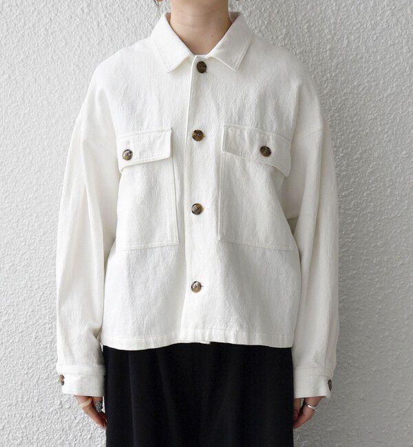 SHIPS any「SHIPS any:〈洗濯機可能〉カルゼ ショート ワーク ジャケット」|その他|