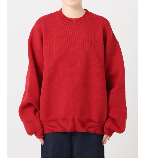 OUTDOOR PRODUCTS Usual Things「5Gバルキーコットンクルーネックニットプルオーバー」|ニット・セーター|