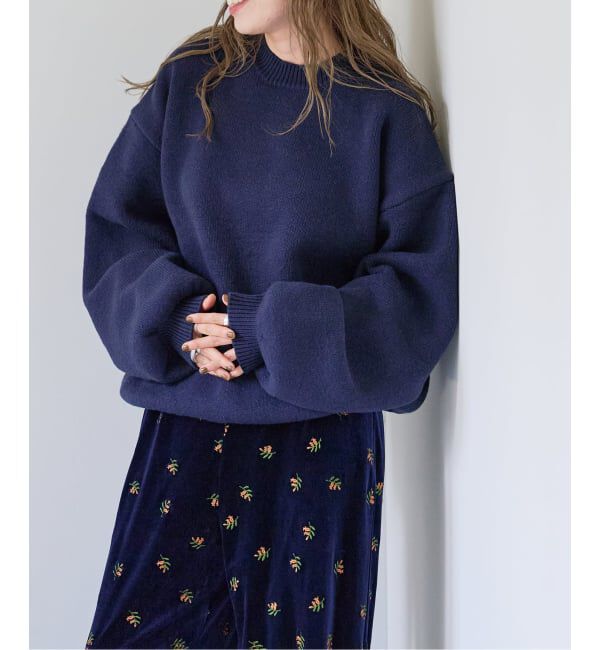 OUTDOOR PRODUCTS Usual Things「5Gバルキーコットンクルーネックニットプルオーバー」|ニット・セーター|