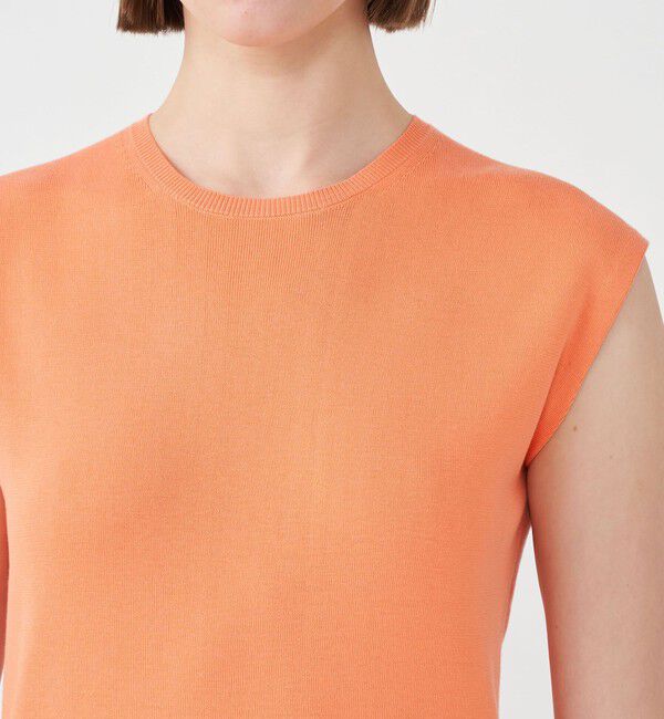 Ballsey「ハイゲージコットン ノースリーブプルオーバー」|ニット・セーター|