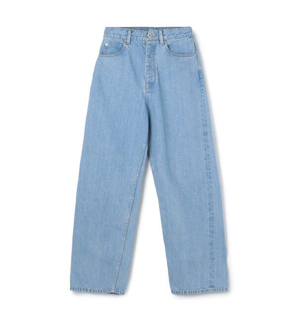 GALERIE VIE「セルヴィッチデニム ストレートパンツ」|デニム|65 ブルー