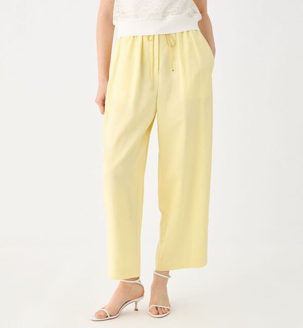 Ballsey「セルロースツイル セミバナナシルエットパンツ」|その他|