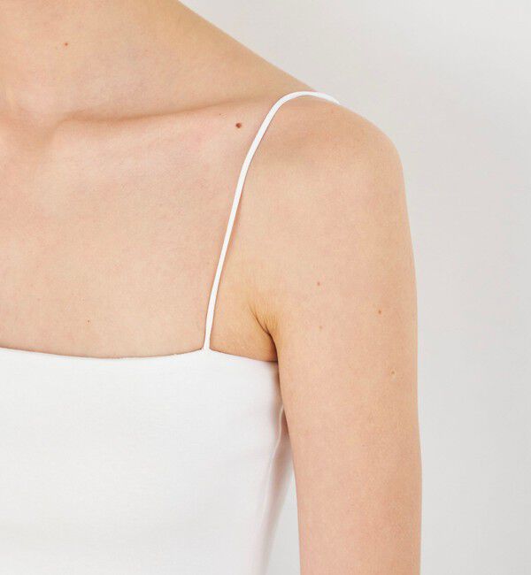 DES PRES「ベーシックサーキュラーリブ カップインキャミソール」|キャミソール|