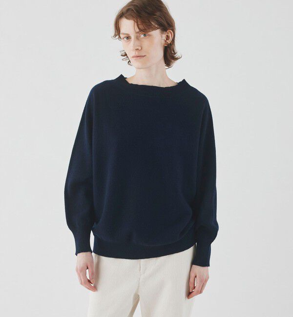 GALERIE VIE「ラムズウール ボートネックプルオーバー」|ニット・セーター|