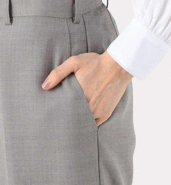 Ballsey「ライトカルゼ センタープレスストレートパンツ」|その他|