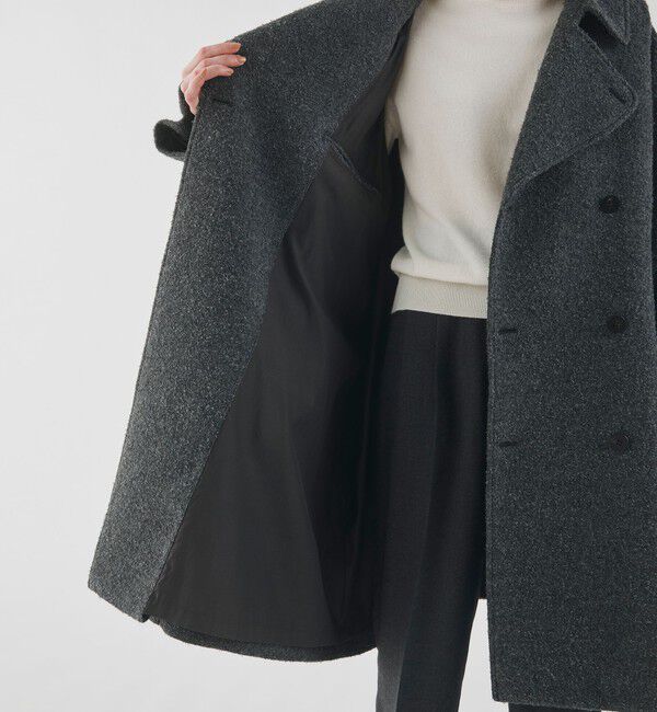 GALERIE VIE「エアブークレーウール ボリュームトレンチコート」|トレンチコート|