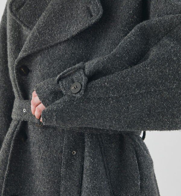 GALERIE VIE「エアブークレーウール ボリュームトレンチコート」|トレンチコート|