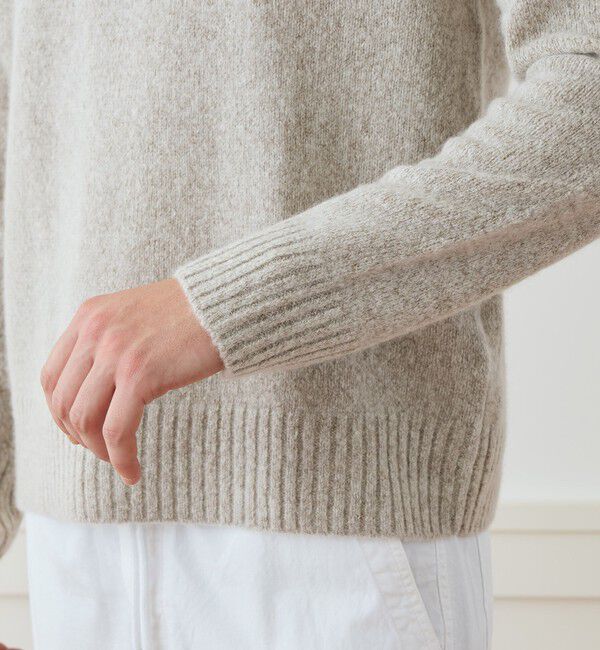 JAMES PERSE「ライトテクスチャードカシミヤ ラグランスリーブプルオーバー MLTC3705」|ニット・セーター|