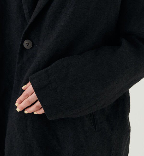 GALERIE VIE「ブラッシュドリネン　ワイドジャケット」|テーラードジャケット|