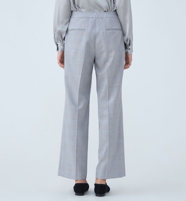 TOMORROWLAND collection「メランジグレンチェック ストレートパンツ」|スラックス|