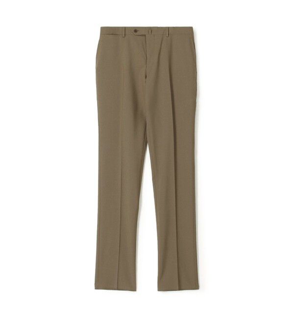 TOMORROWLAND MENS「Super130'sウール ノープリーツ スリムスラックス DRAGO」|スラックス|45 キャメル