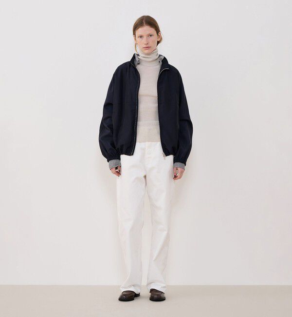 GALERIE VIE「ナイロンシルクタフタ トラックジャケット」|ブルゾン・スタジャン|