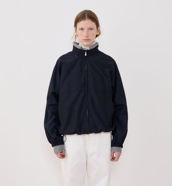 GALERIE VIE「ナイロンシルクタフタ トラックジャケット」|ブルゾン・スタジャン|