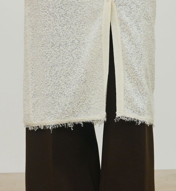 DES PRES「カールヤーンニット シャツワンピース」|ワンピース|