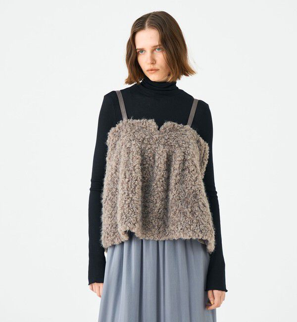 Ballsey「ミックスファー キャミソールプルオーバー」|その他|